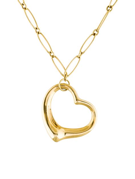 tiffany heart pendant necklace